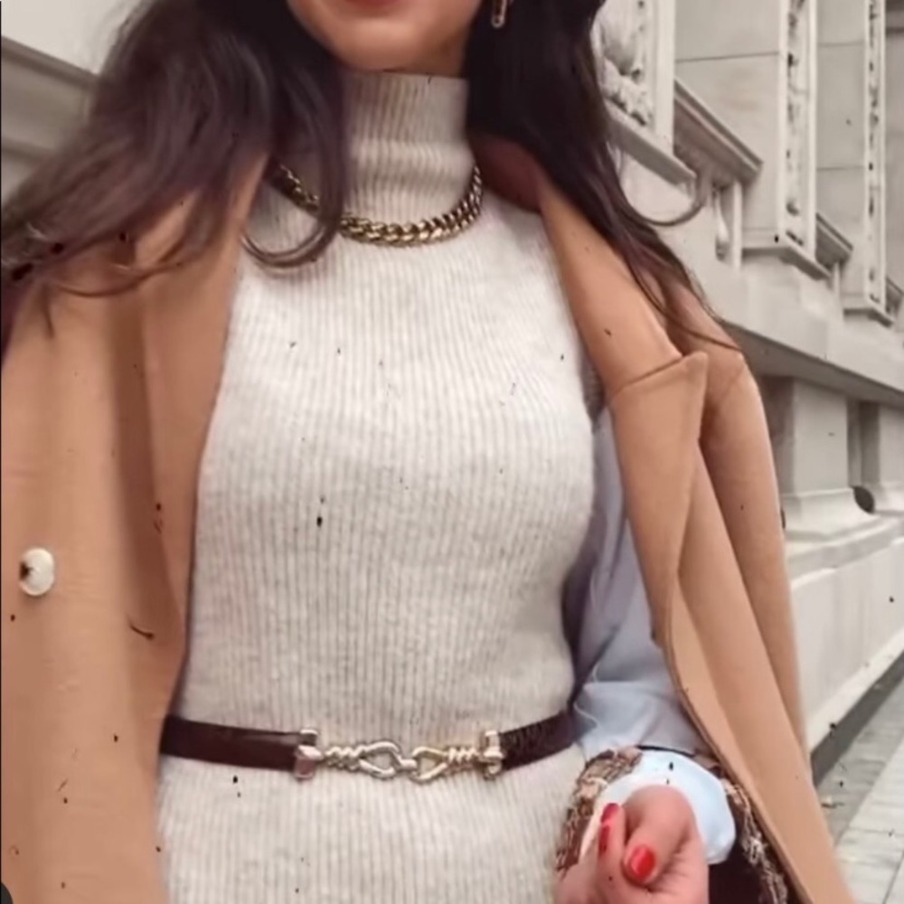 Zara Ribbed Knit Dress - Picture 2 of 3